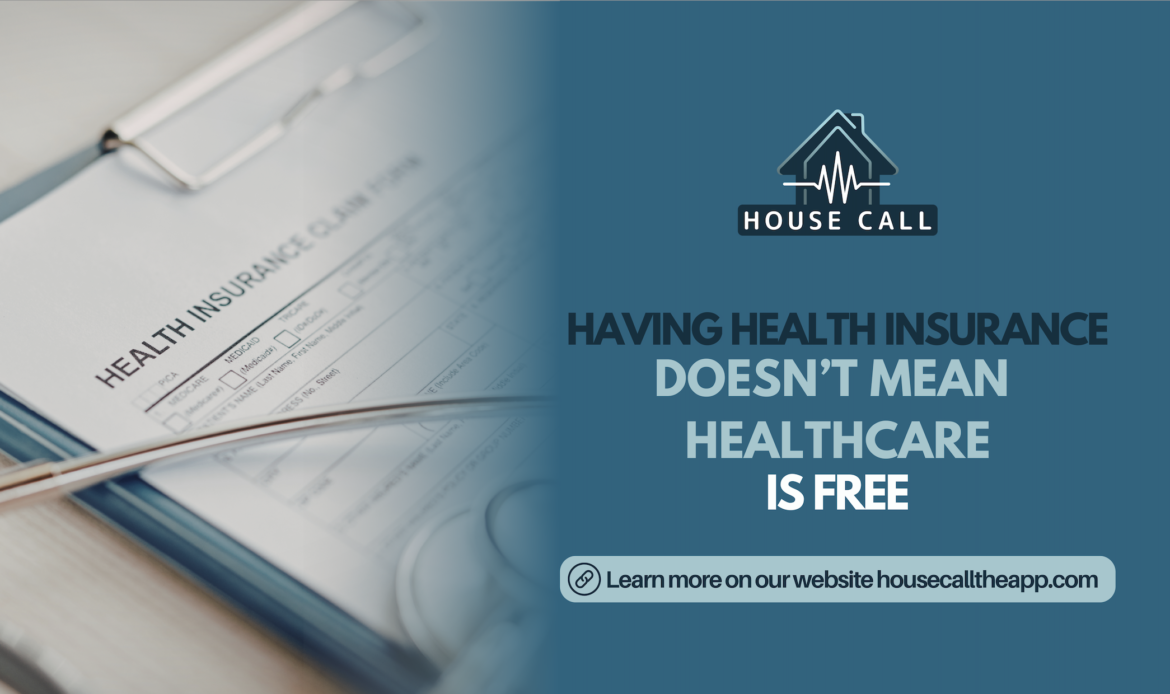 Graphic of healthcare paper related to insurance and information about healthcare insurance industry